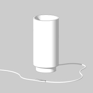 مدل سه بعدی چراغ رومیزی بلوط 4